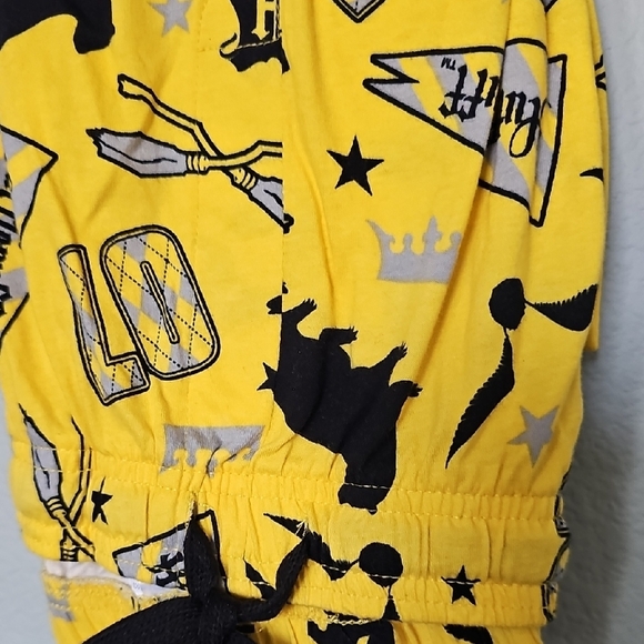 Warner Bros. Harry Potter Yellow Hufflepuff Drawstring Sleep Pants NWT Size 1X - Picture 4 of 7